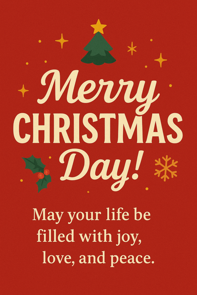 Happy Merry Christmas Day Wishes